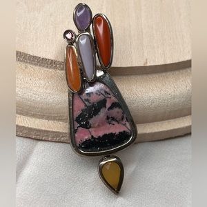 Whitney Kelly WK pendant .925 silver